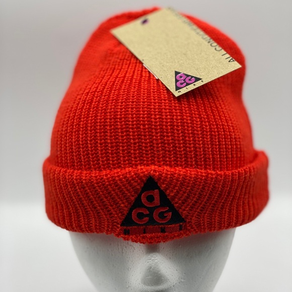 nike orange beanie